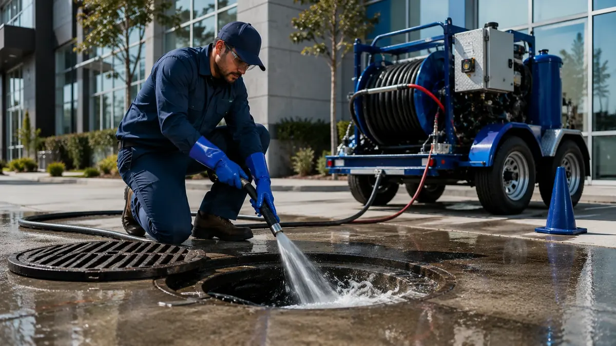 Commercial Hydro Jet Drain Cleaning in Lindsay