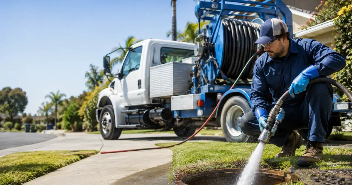 Hydro jet sewer cleaning Lindsay