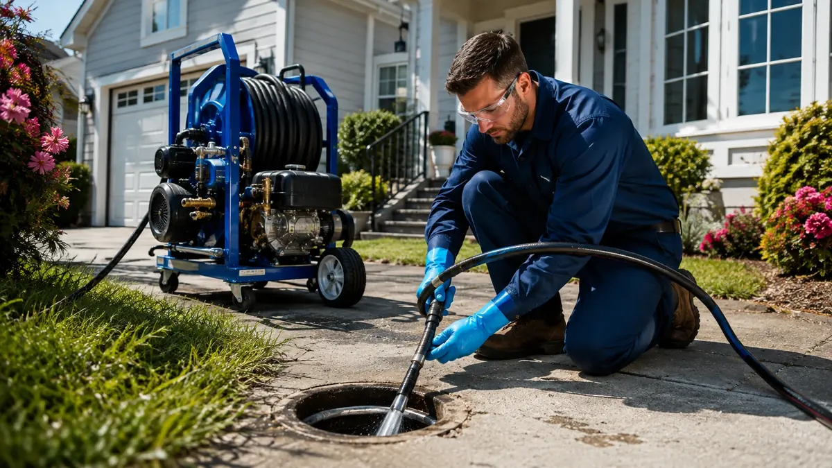 Residential Hydro Jet Drain Cleaning in Lindsay